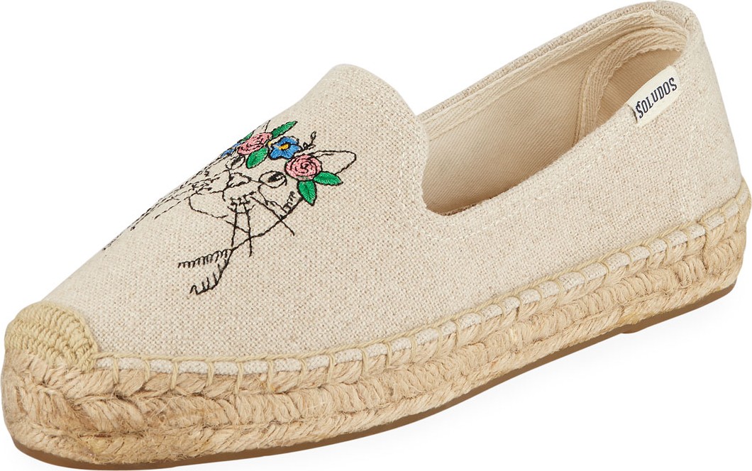 Soludos Spirit Animal Espadrille Smoking Slippers