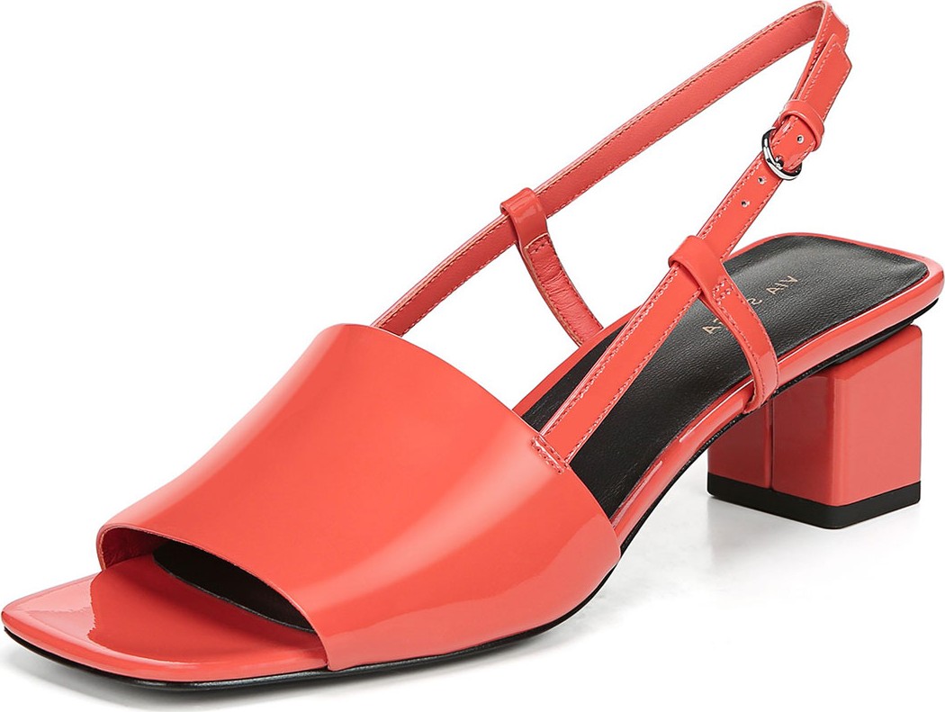 Via Spiga Florian Shiny Slingback Sandal