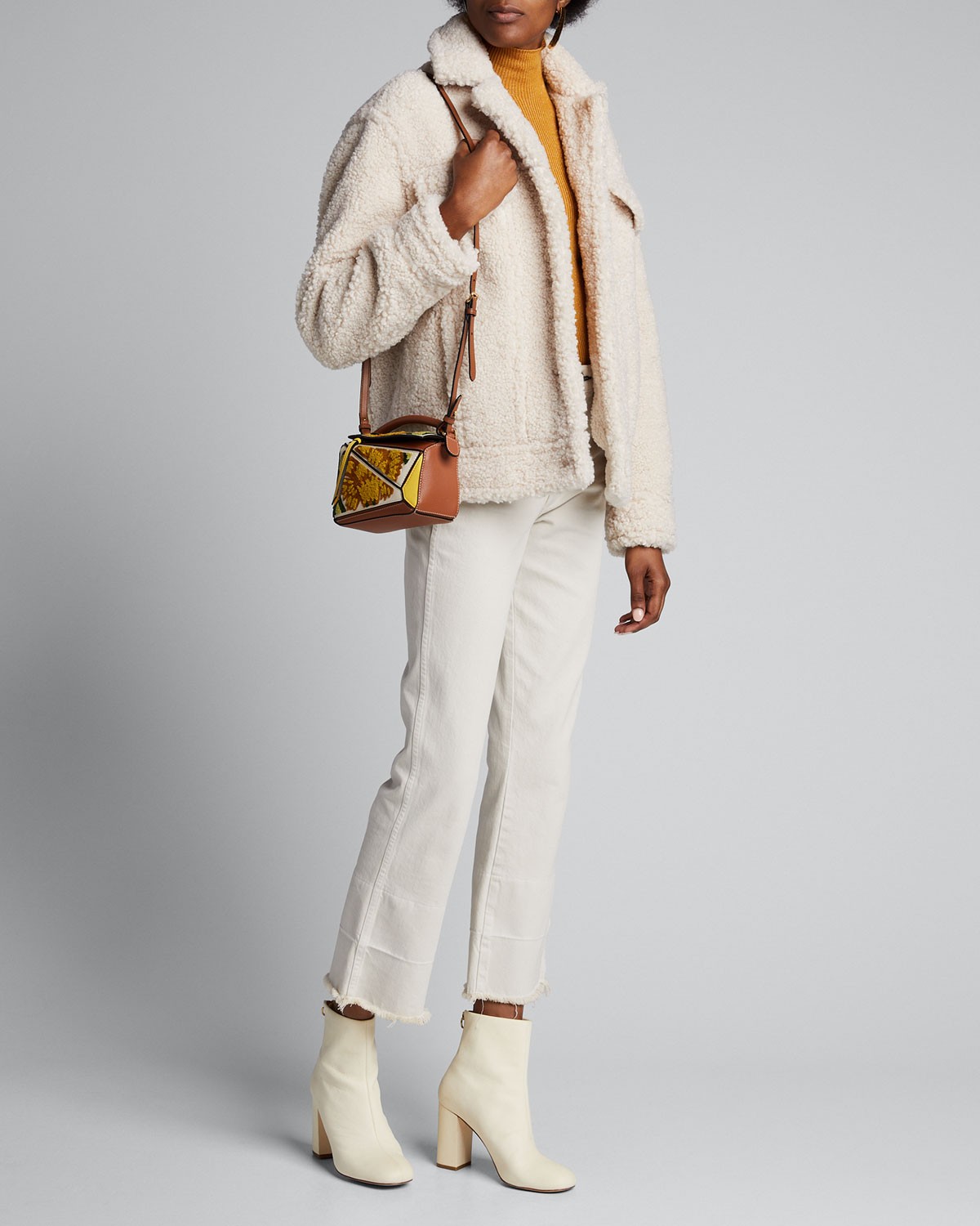 Vince Sherpa Faux Fur Jacket