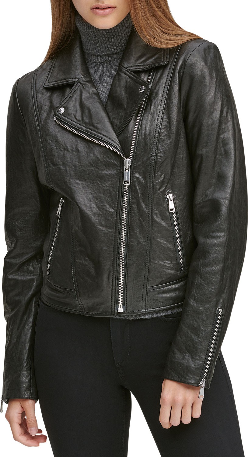 Andrew Marc Hastings Soft Leather Moto Jacket