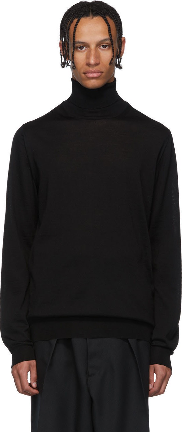 Lanvin Black Wool Turtleneck
