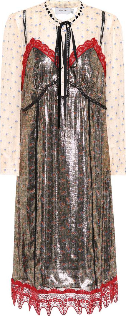 COACH Silk-blend dress