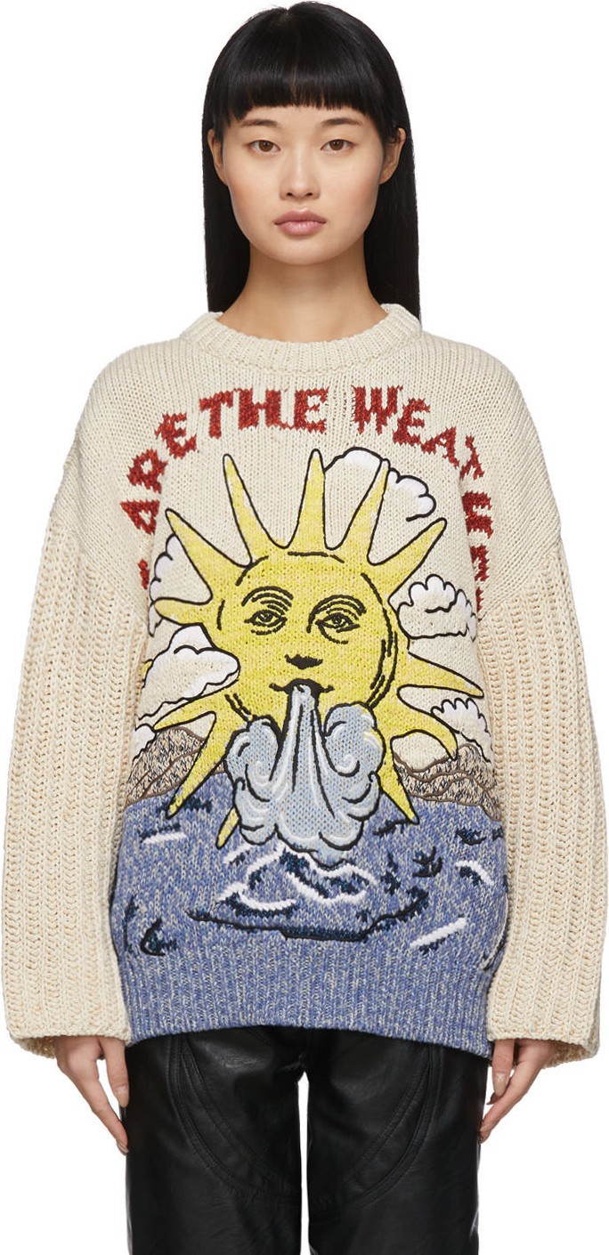 Stella McCartney Off-White We Are The Weather Sweater