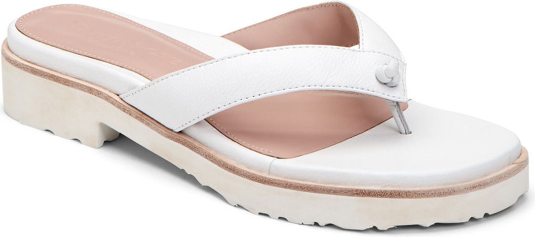 Taryn Rose Taziana Leather Thong Sandals