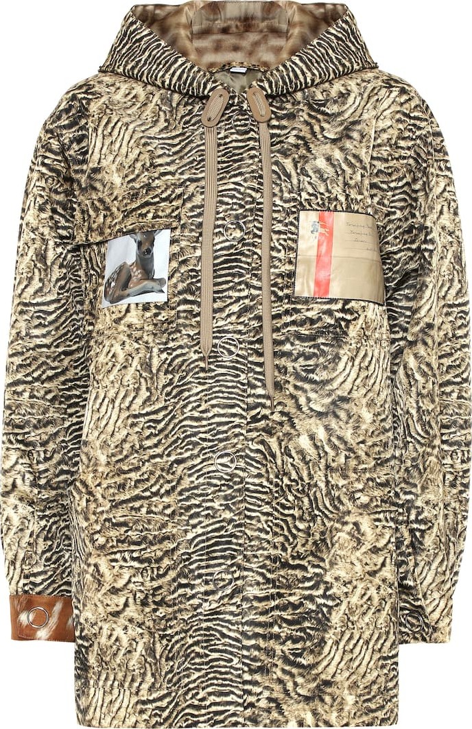 Burberry London England Printed nylon jacket