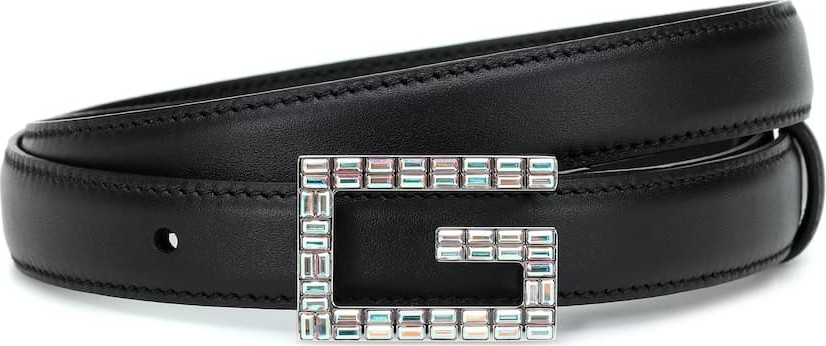 Gucci Square G leather belt