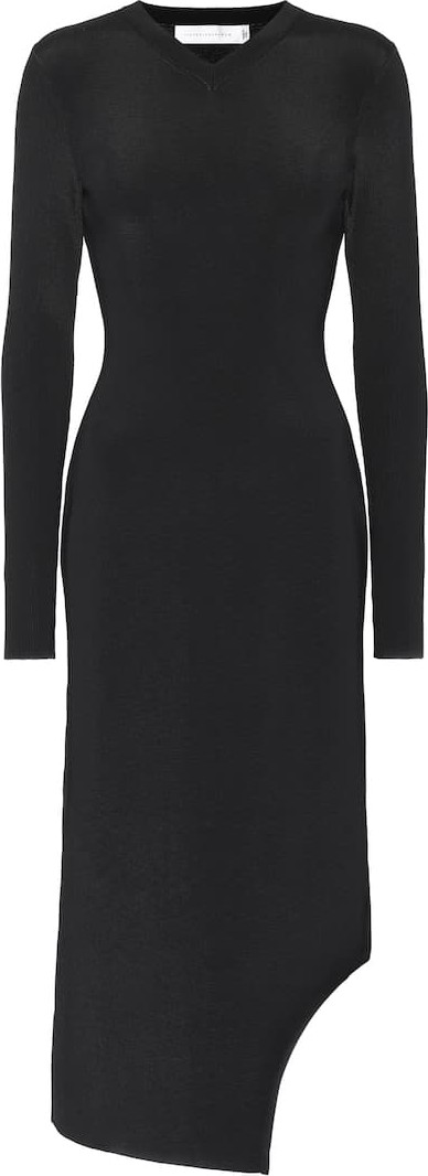 Victoria Beckham Ribbed knit midi dress