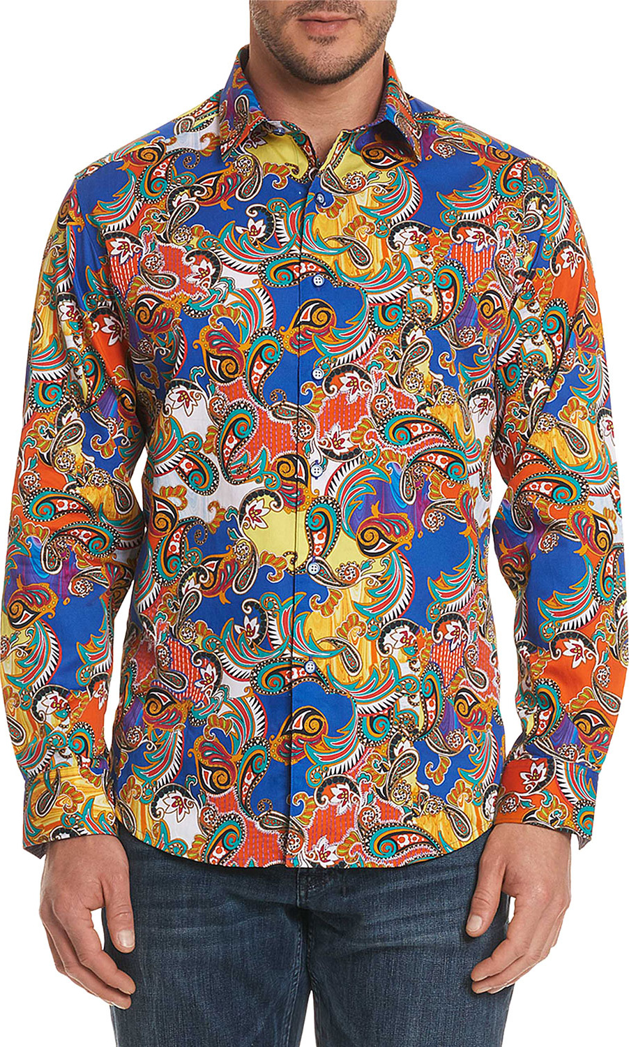 Robert Graham Men's Acosta Classic Fit Graphic Paisley Sport Shirt