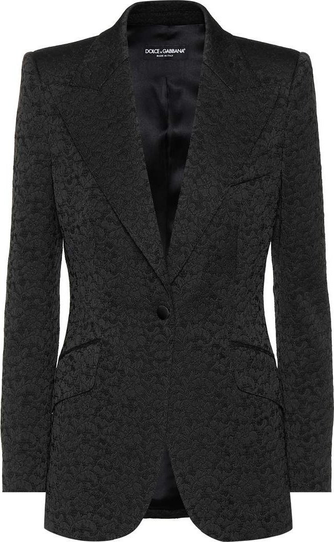 Dolce & Gabbana Floral lace jacquard blazer