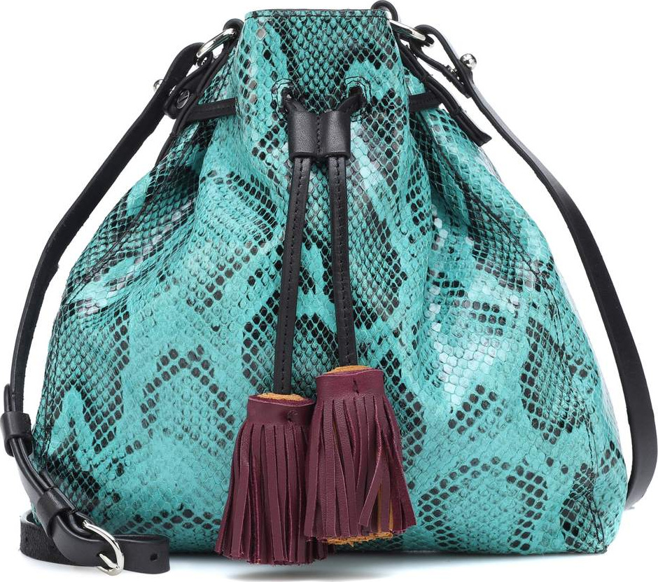 Isabel Marant Beeka embossed leather shoulder bag