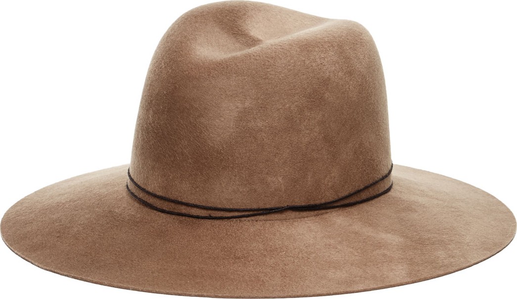 Janessa Leone Billie Wool Fedora Hat