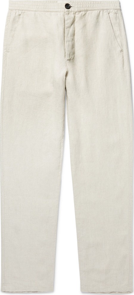 Oliver Spencer Stone Linen Suit Trousers