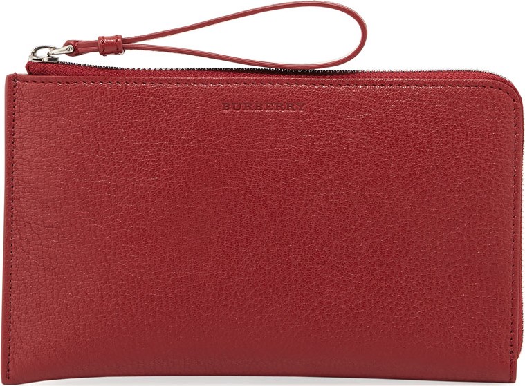 Burberry London England Nolan Leather Zip Wallet