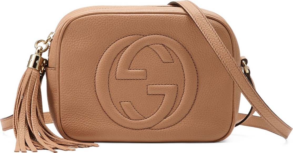 Gucci Soho Small Shoulder Bag, Beige