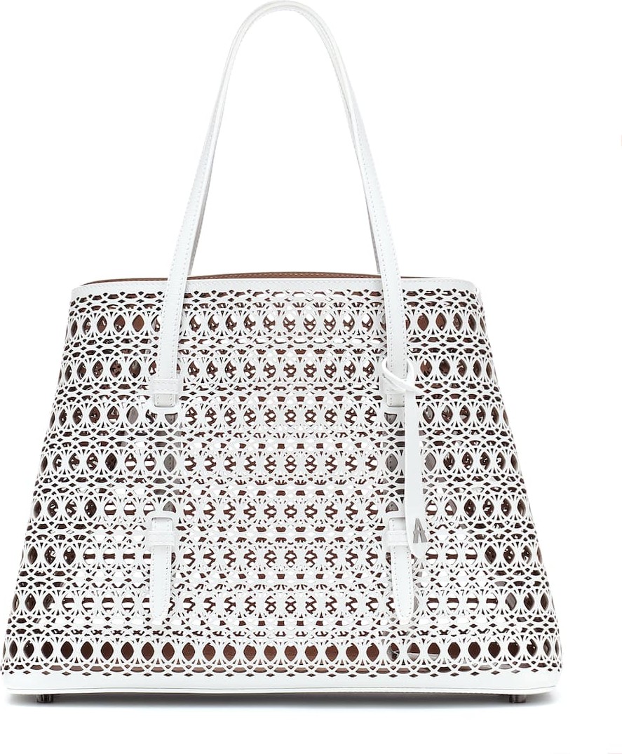 Alaïa Mina 32 Medium leather tote