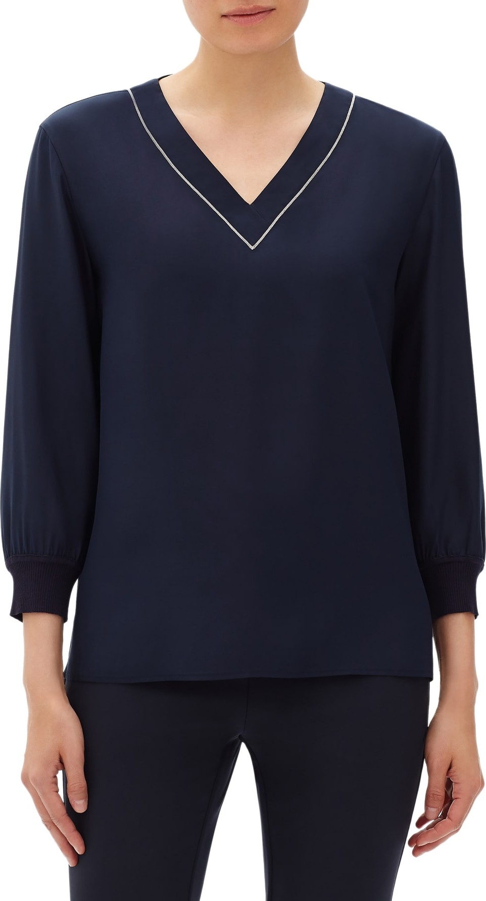 Lafayette 148 New York Wanda Silk Blouse