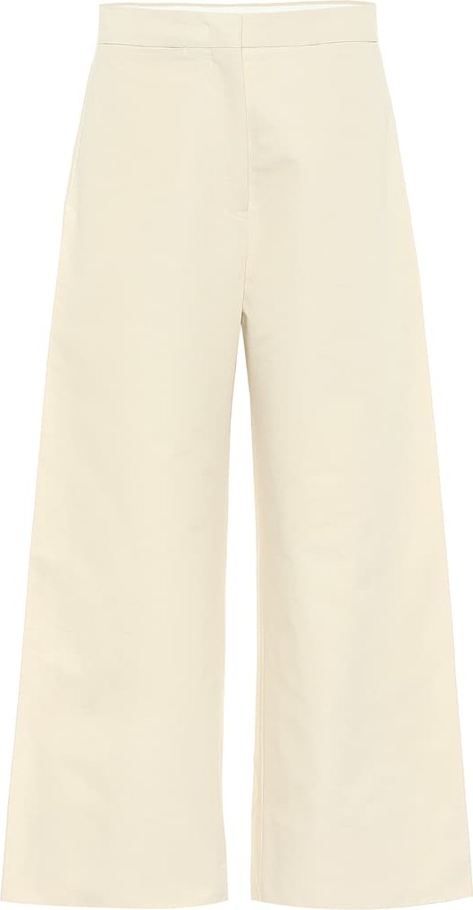Jil Sander High-rise wide-leg cotton pants