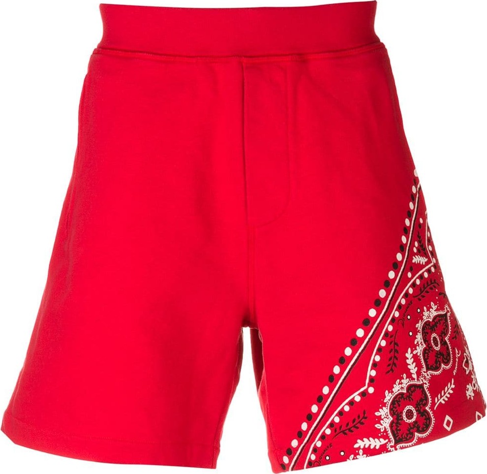DSQUARED2 scarf print shorts