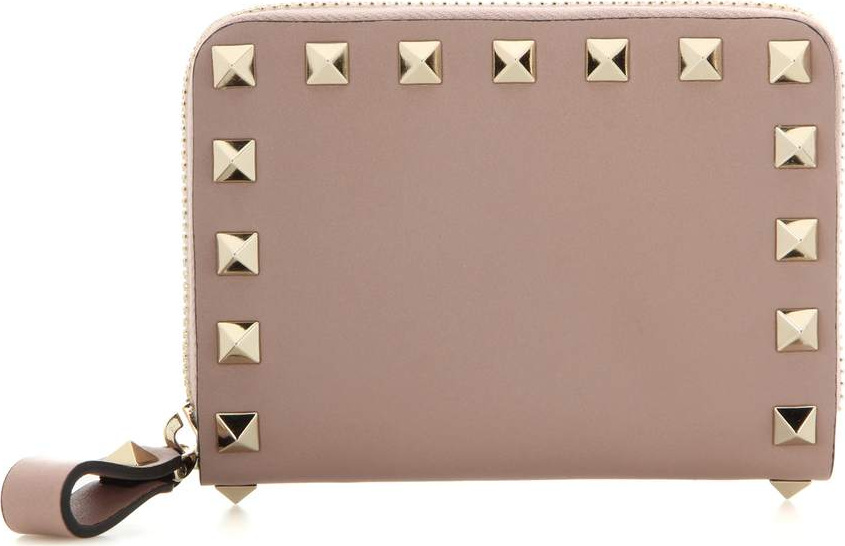 Valentino Valentino Garavani Rockstud leather wallet