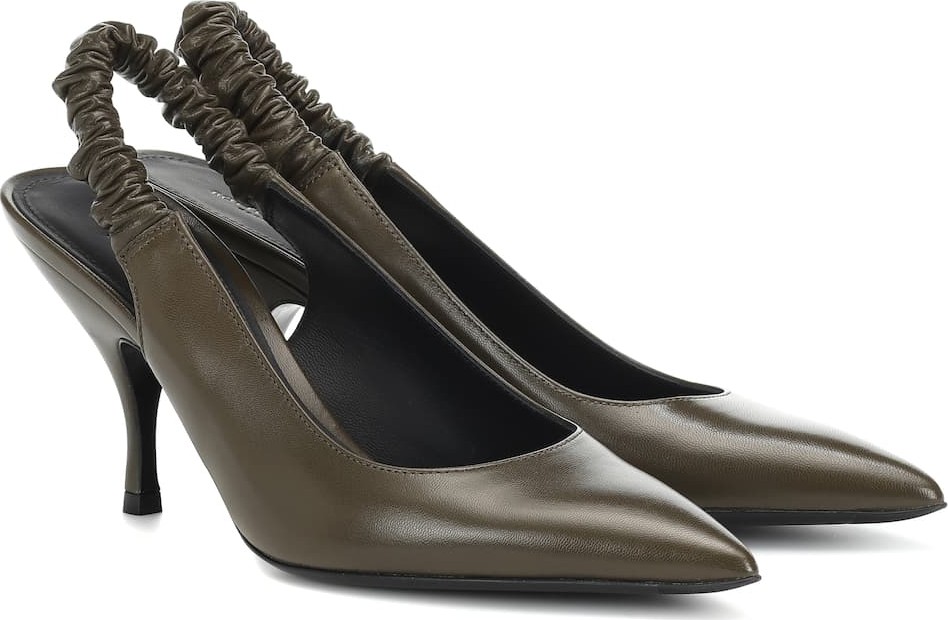 Bottega Veneta Leather slingback pumps