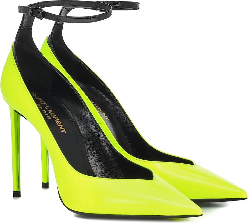 Saint Laurent Zoe 105 patent leather pumps