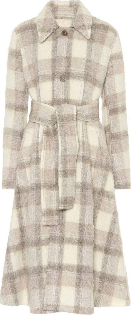 Acne Studios Wool-blend checked coat