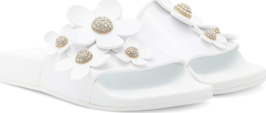 MARC JACOBS Embellished jelly slides