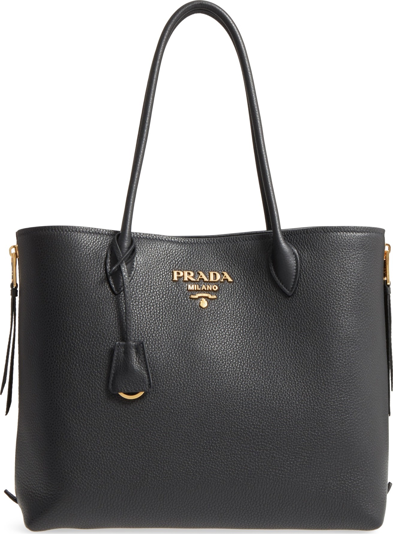 Prada Daino Leather Shopper