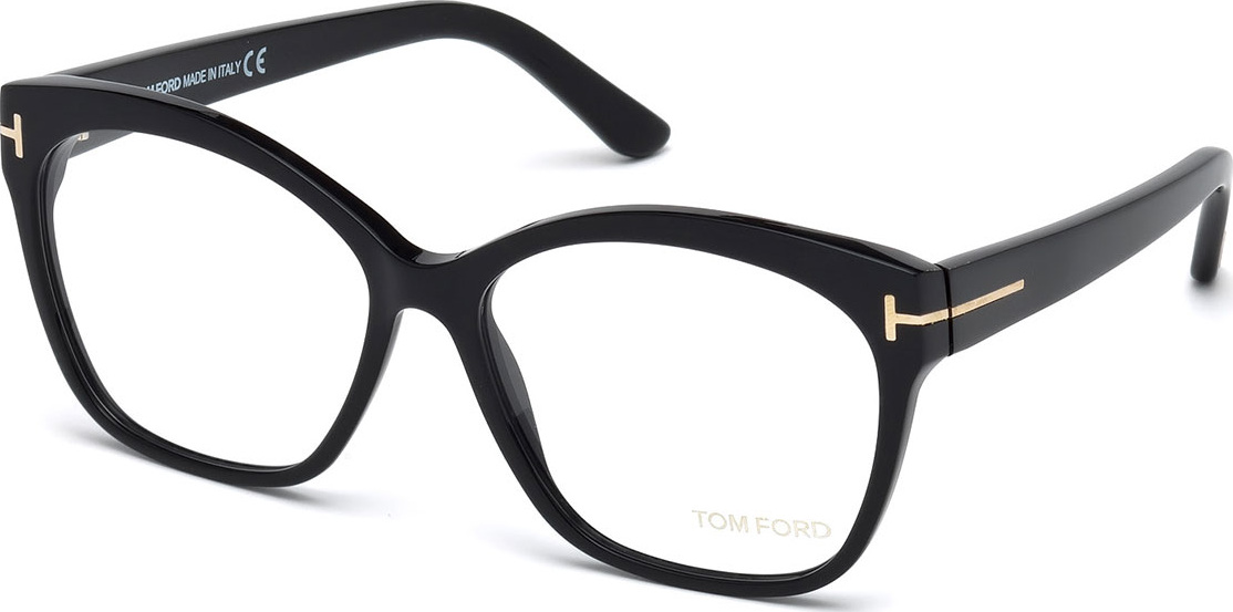 TOM FORD Round Square Optical Frames, Black