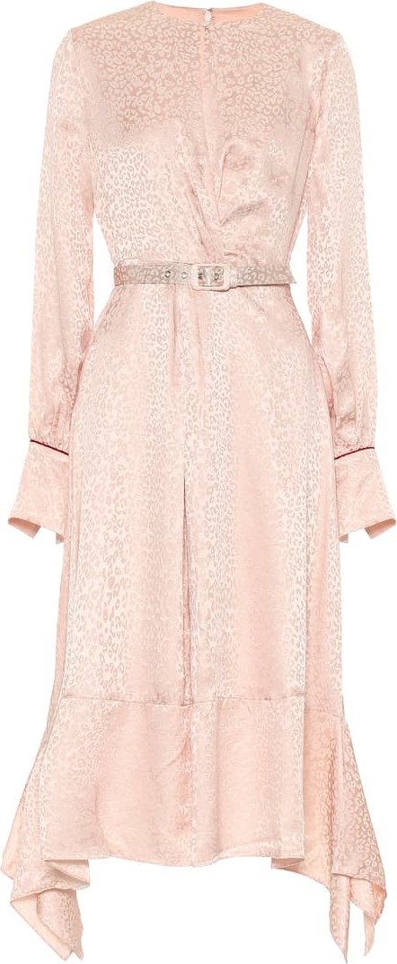 Jonathan Simkhai Silk-blend jacquard midi dress