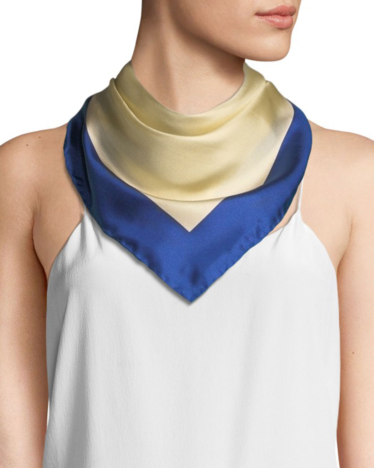 Gucci Silk Twill Vintage Logo Scarf