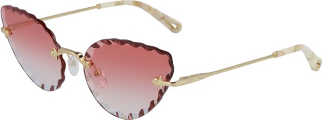 Chloe Rosie Rimless Cat-Eye Sunglasses