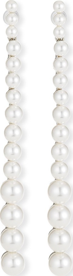 Oscar De La Renta Pearly Drop Earrings