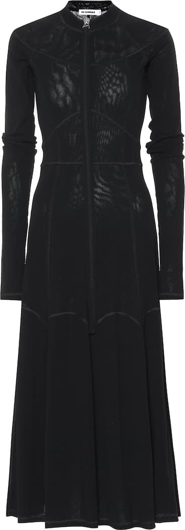 Jil Sander Stretch midi dress