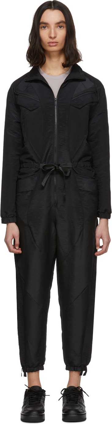 Jordan Black Flight Suit Jumpsuit