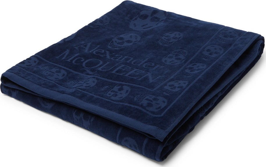 Alexander McQueen Logo-Detailed Cotton-Terry Towel
