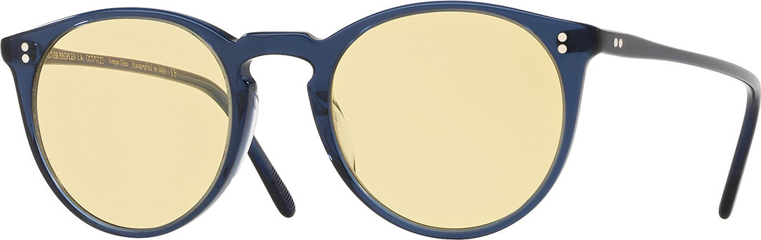 Oliver Peoples O'Malley Peaked Round Sunglasses