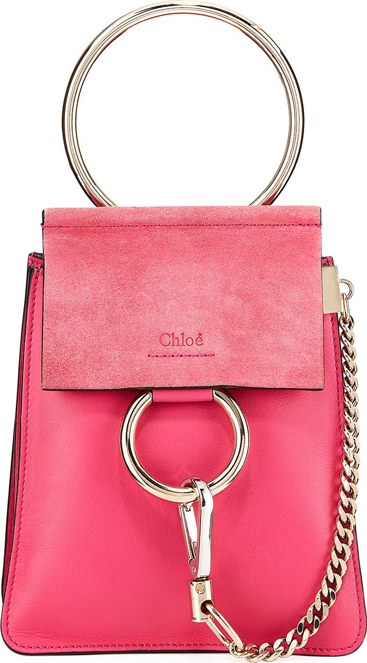 Chloe Faye Small Leather Bracelet Bag