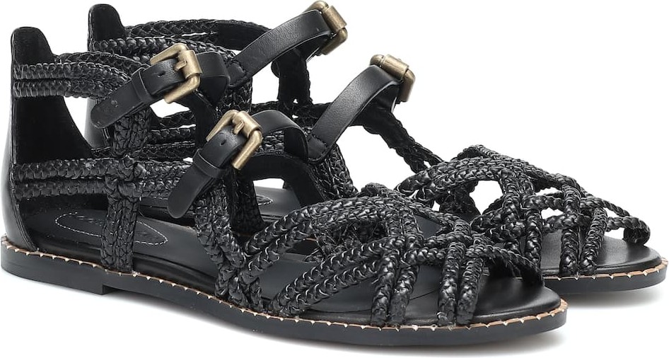 See By Chloé Braided leather sandals