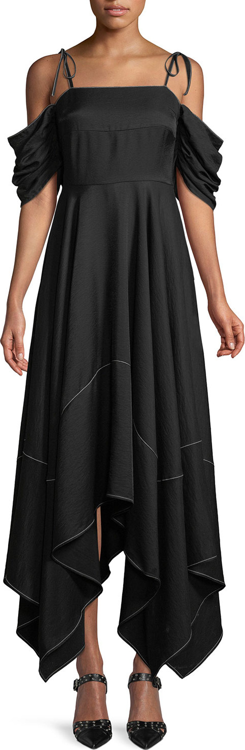 Rejina Pyo Audrey Cold-Shoulder Asymmetric Dress