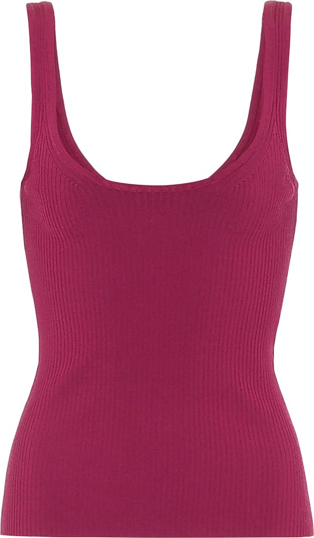Zimmermann Wavelength ribbed-knit tank top