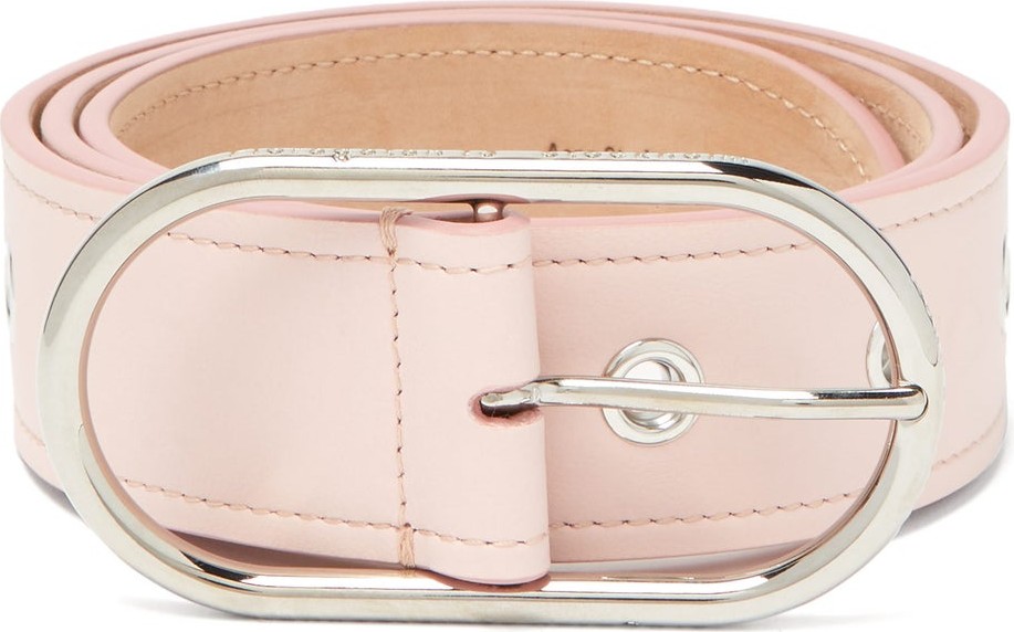 Acne Studios Masculine large logo-buckle leather belt