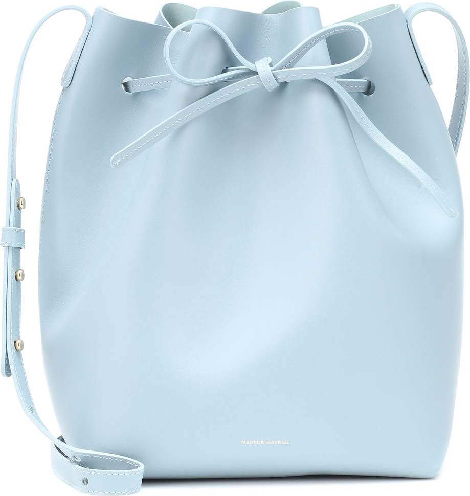 Mansur Gavriel Leather bucket bag
