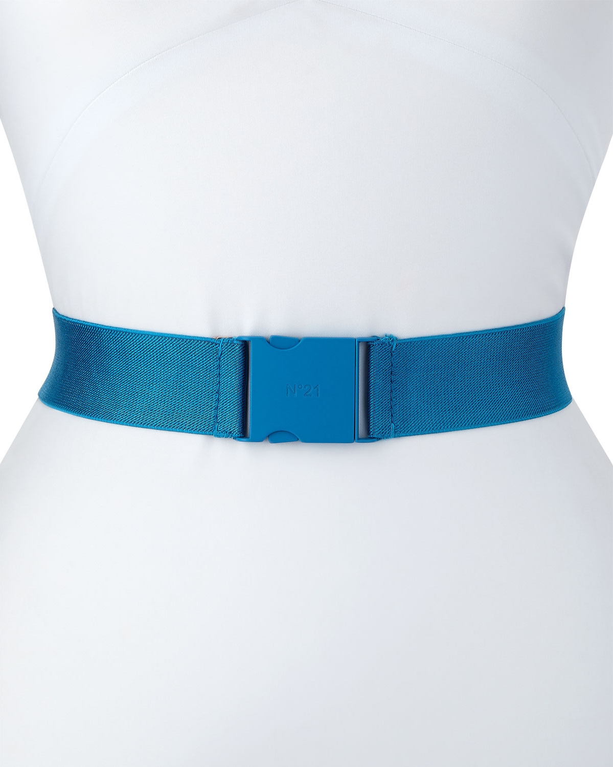 Nº21 Ribbon Clip-Buckle Logo Belt