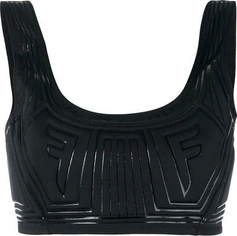 Fendi graphic logo crop top