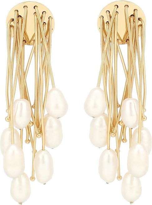 Jil Sander Pearl-embellished earrings