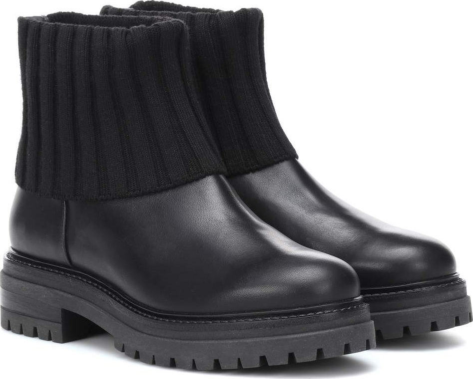 Max Mara Leather ankle boots