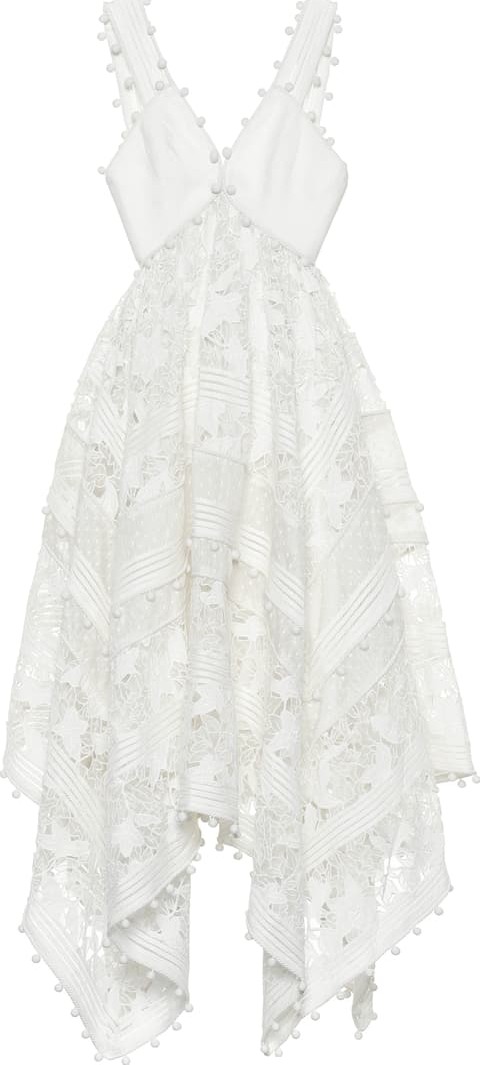 Zimmermann Corsage cotton and silk lace dress
