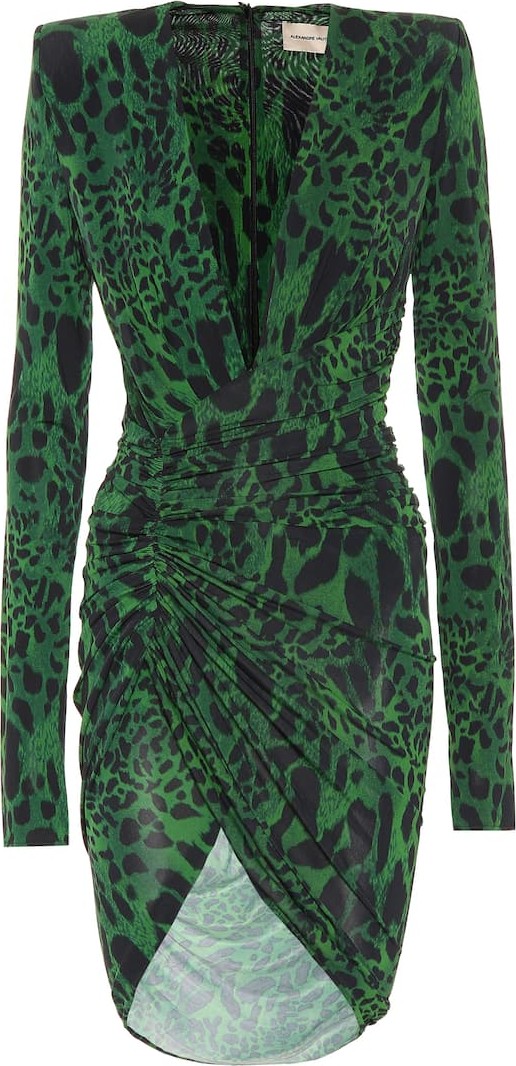 Alexandre Vauthier Printed stretch minidress Alexandre Vauthier Printed stretch minidress