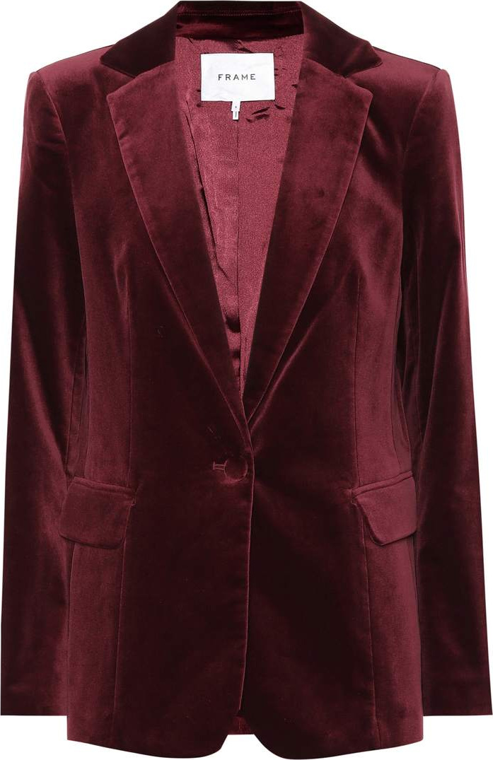FRAME DENIM Classic velvet blazer